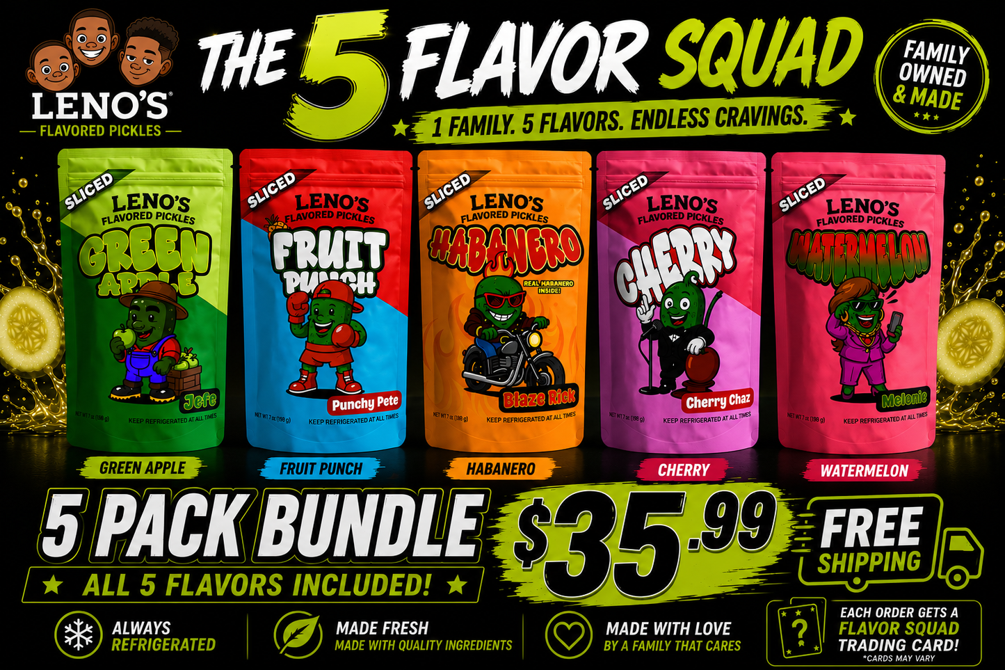 Flavor Squad 5-Pack Bundle